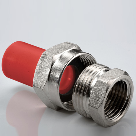 Муфта комбинир. раз. ПП AntiFire D40-1 1/2ВР RED