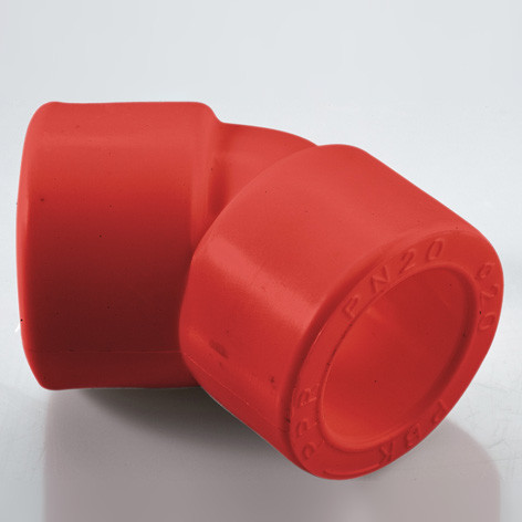 Угольник ПП 45гр. AntiFire D63 RED