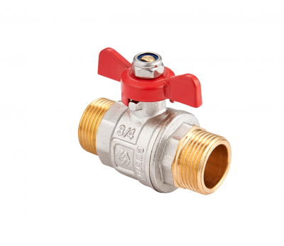 Кран шаровый полнопроходной ду 15  нар-нар, баб, PN 40 MVI BV.515.04