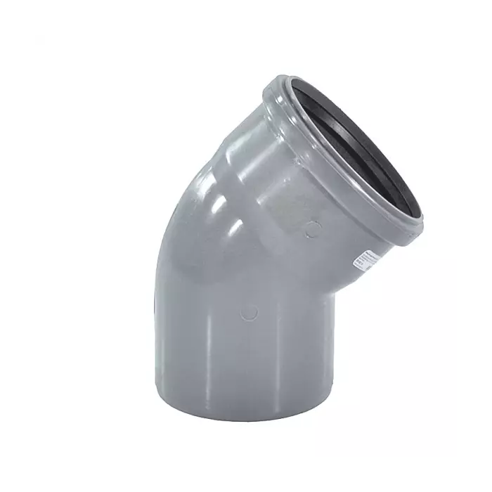 Отвод PP-H сер б/н Дн32х45гр в/к VALFEX 20102032