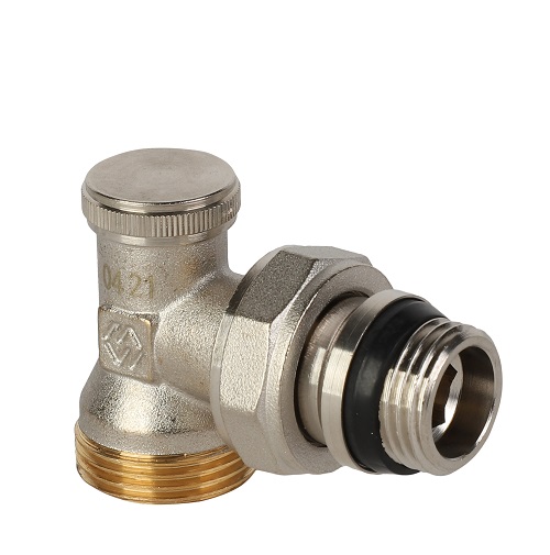 TR.115.04 Клапан настроечный ду 15 ЕК угл.  с самоуплотн. кольцом, MVI