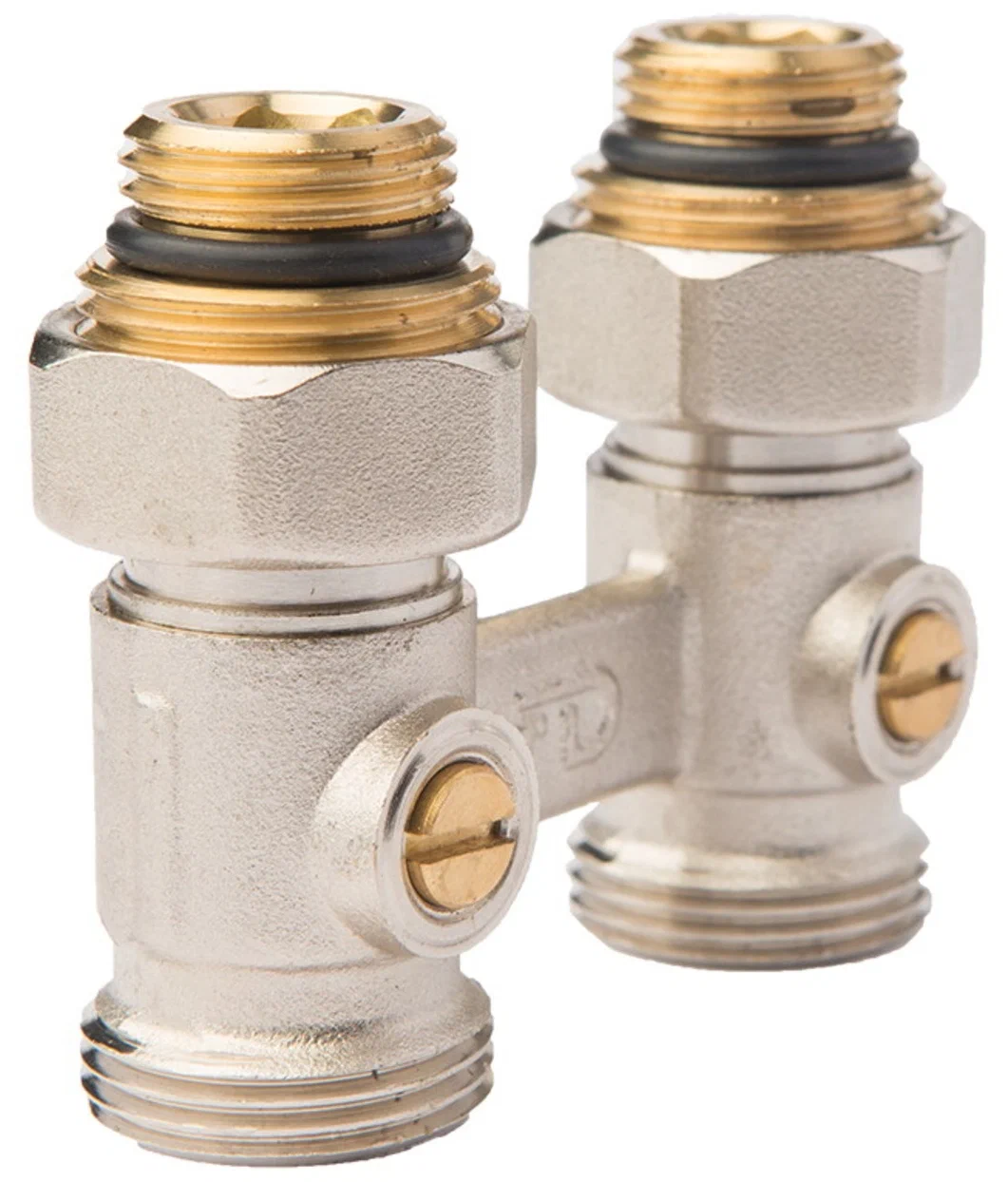 Узел ниж.подкл.радиатора с шар. кр. ПРЯМОЙ 1/2"x3/4" ME220AC