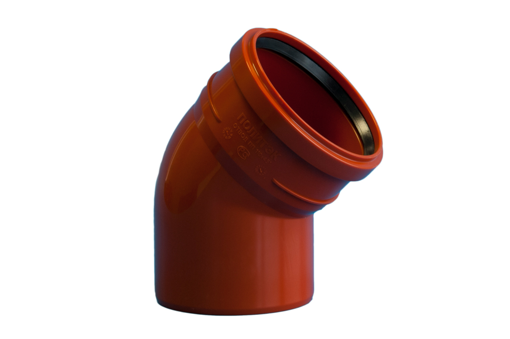 Отвод ПП 110х45 наруж. РТП