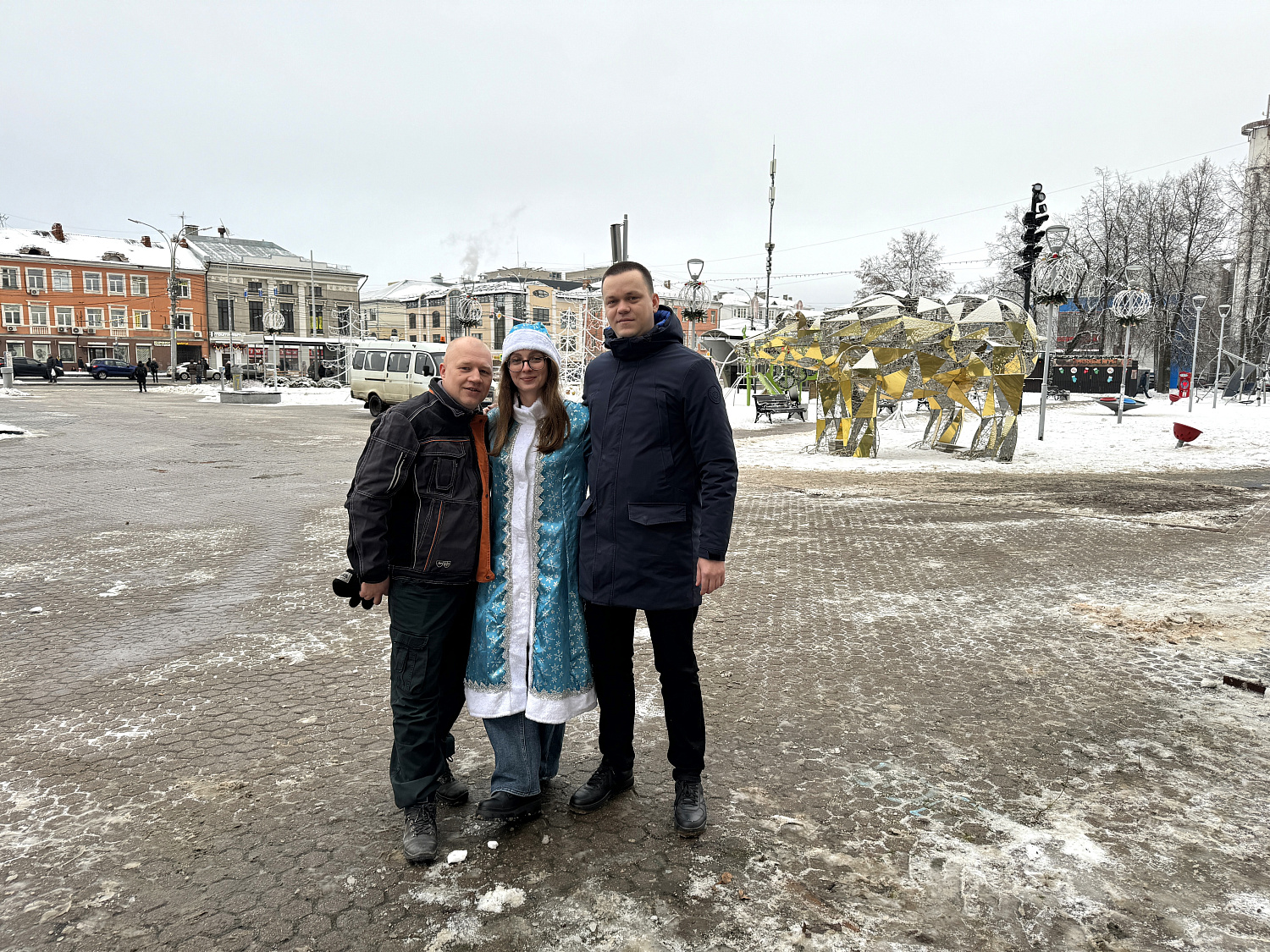 Поздравили наших клиентов с наступающим Новым годом!