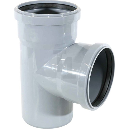 Тройник  PP-H сер б/н Дн 32х32х87гр в/к